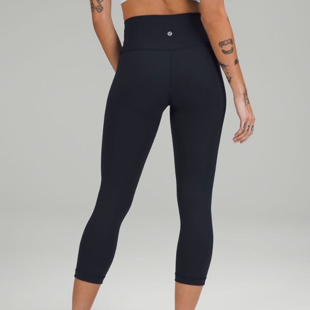 🔥 Lululemon Wunder Under 21” True Navy 4 - Picture 3 of 8